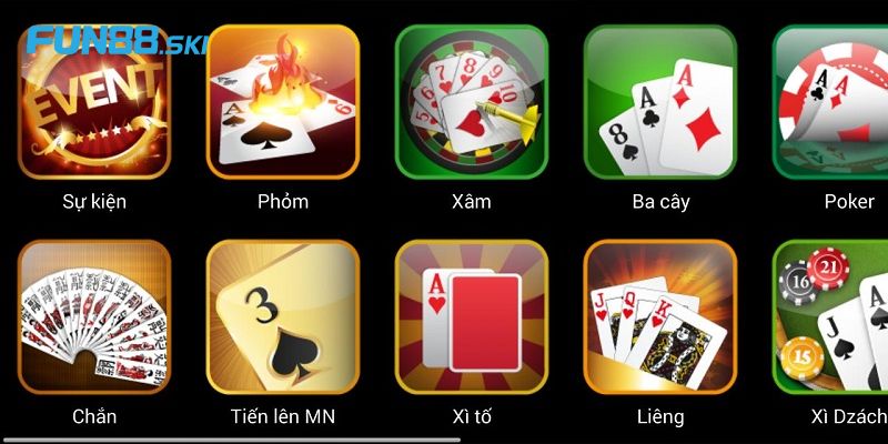 Các tựa game cực hot hiện có tại sảnh cược