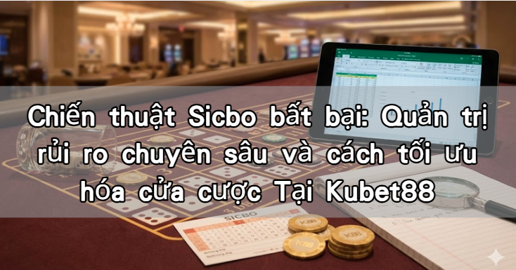 Chiến thuật Sicbo bất bại: Quản trị rủi ro chuyên sâu và cách tối ưu hóa cửa cược Tại Kubet88